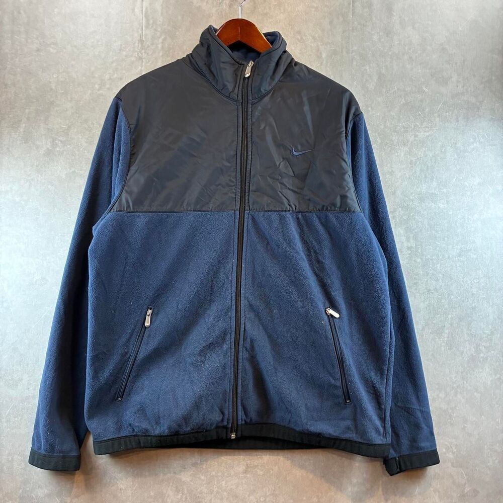 Nike Men's Navy and Blue Jacket